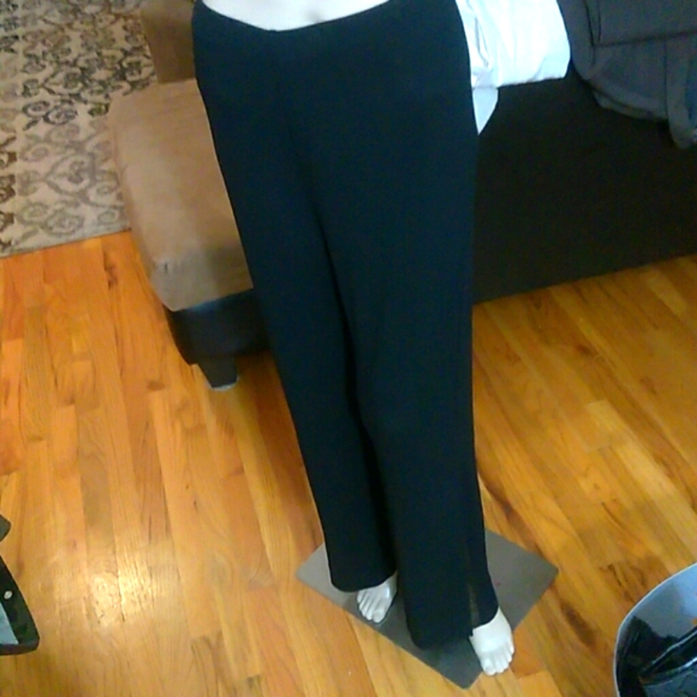 Cache Ladies Black Side Split Bottom Pants - image 2